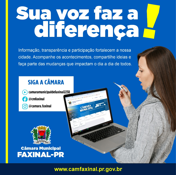 Câmara de Faxinal abre espaço para participação popular nas decisões