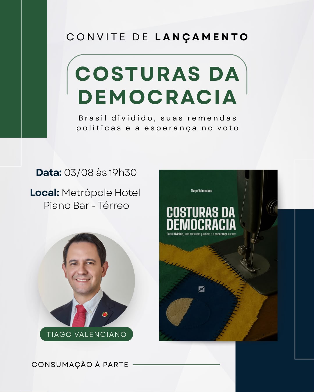 Cientista político lança livro sobre democracia e eleições de 2026 em Maringá