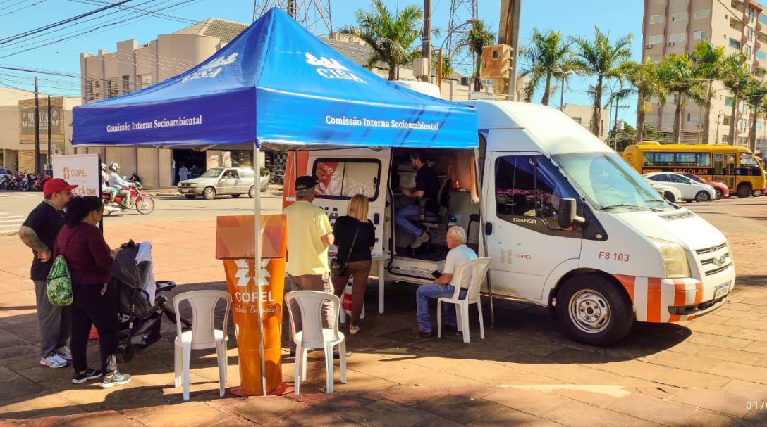 Copel leva van de atendimento a Arapongas na próxima semana