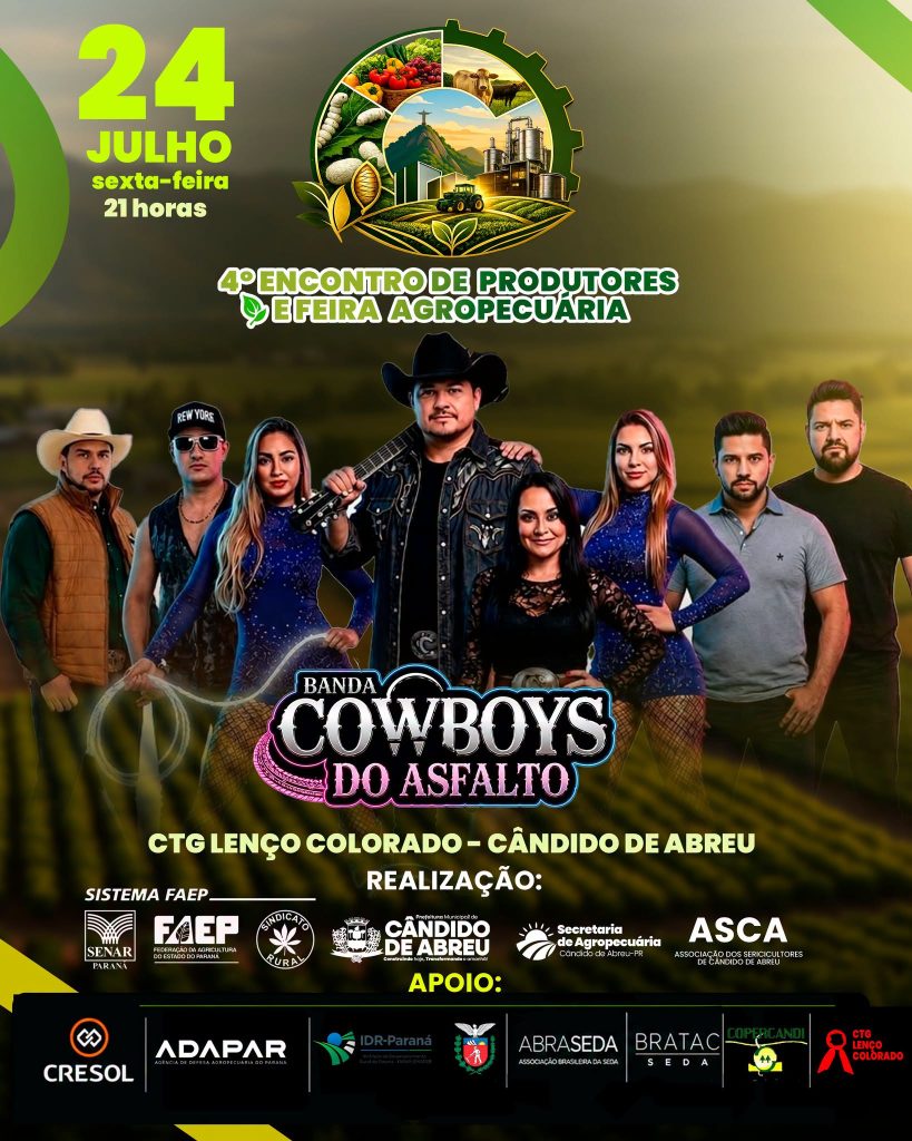 Cowboys do Asfalto animam 4º Encontro de Produtores em Cândido de Abreu