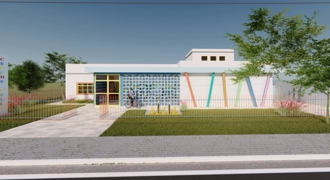 Creche Infância Feliz em construção avançada em São Pedro do Ivaí