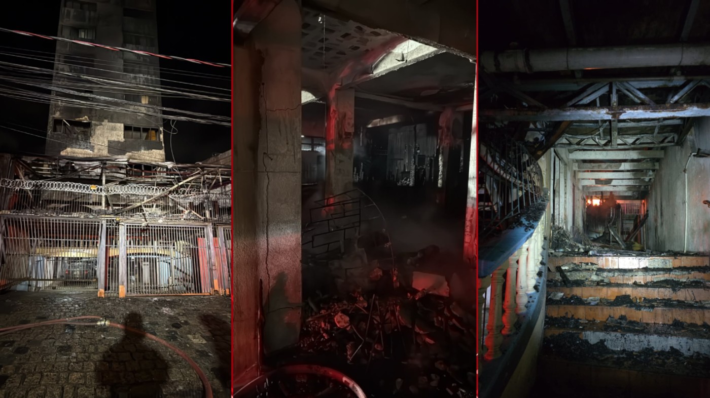 Duas pessoas morrem em incêndio em apartamento no Centro de Curitiba