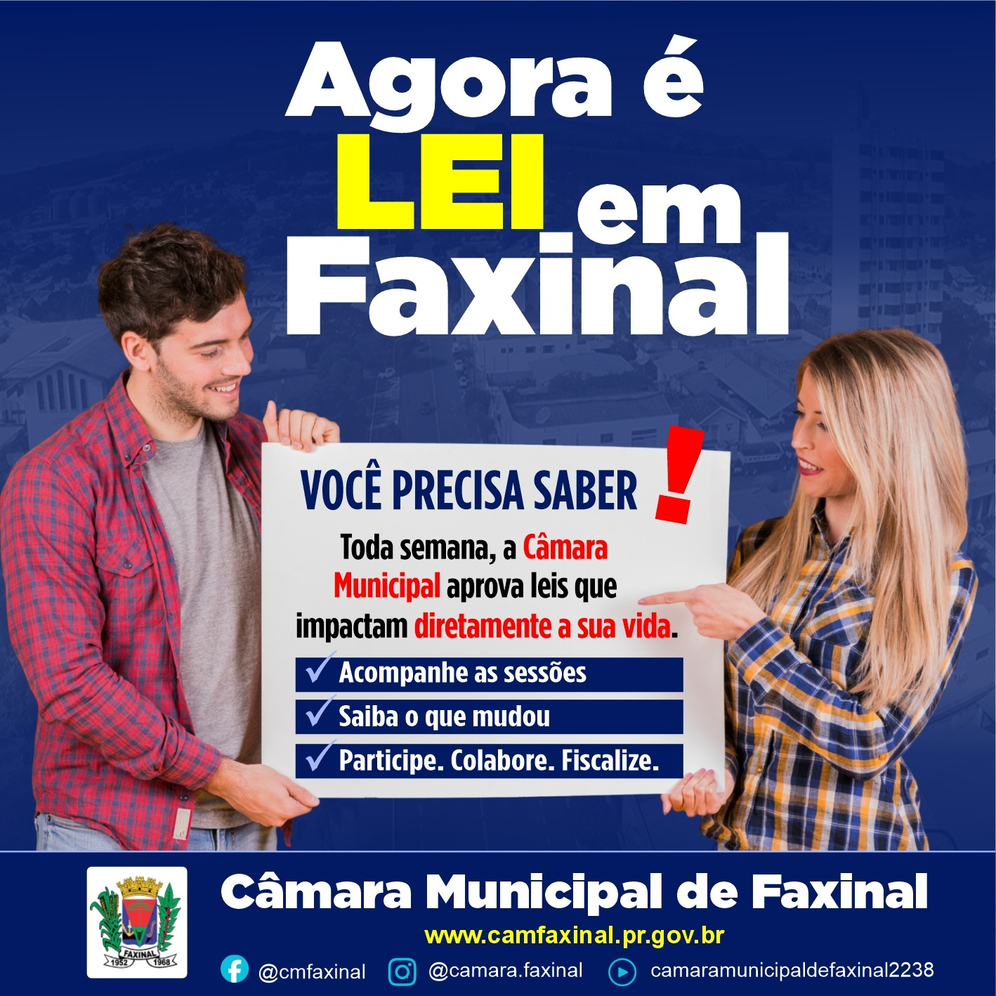 Faxinal: Câmara aprova legislação que entra em vigor