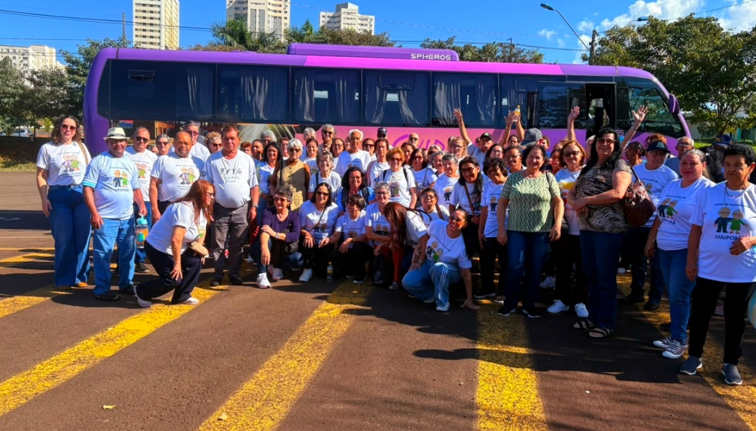 Ivaiporã promove turismo social para 300 idosos via programa Viaja Mais 60+