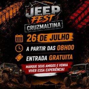 Jeep Fest em Cruzmaltina promete competições de 4×4 e confraternização no domingo