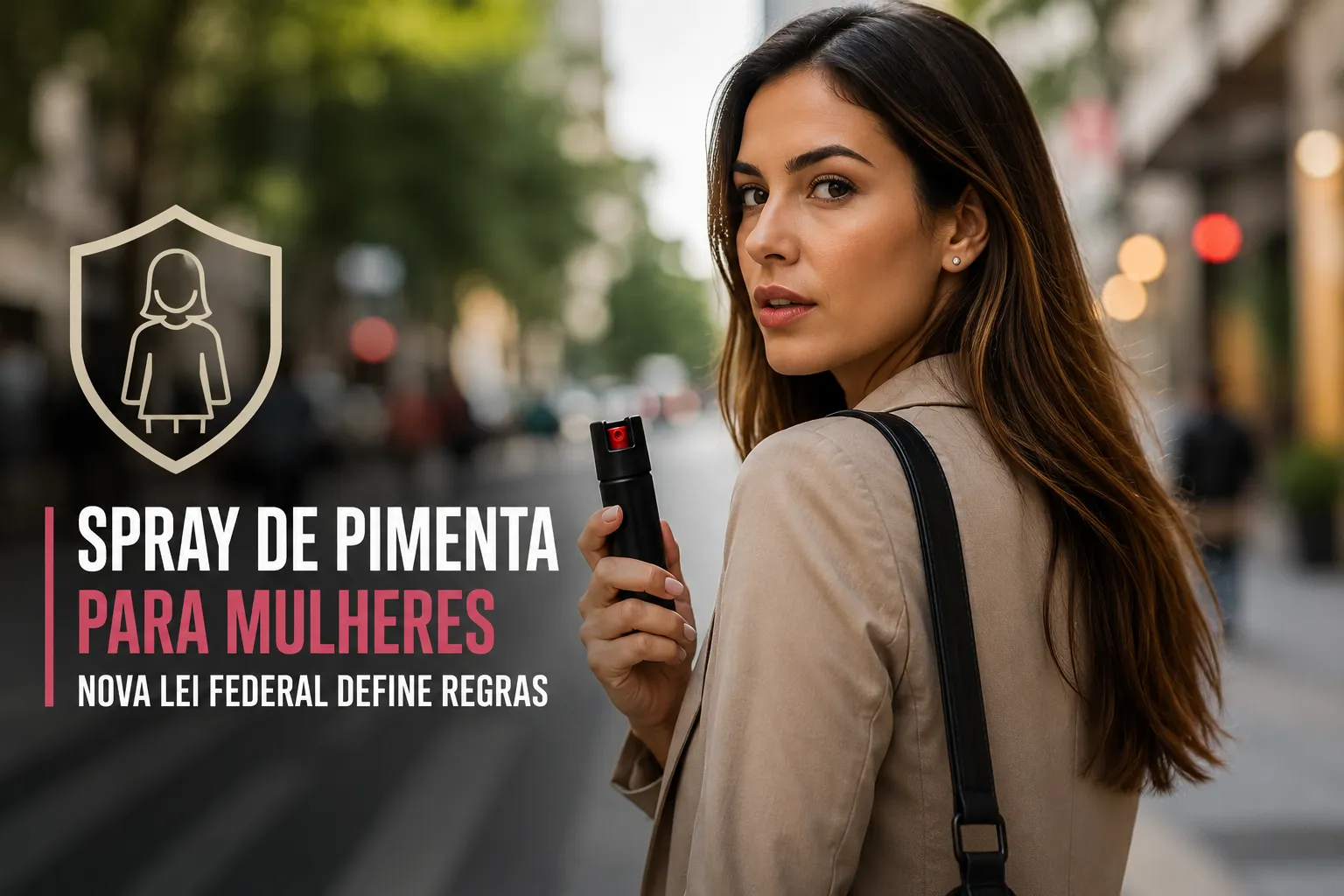 Lei federal libera spray de pimenta para defesa pessoal de mulheres
