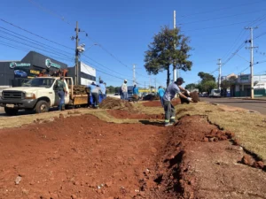 Maringá amplia sistema de drenagem na Avenida Morangueira contra alagamentos