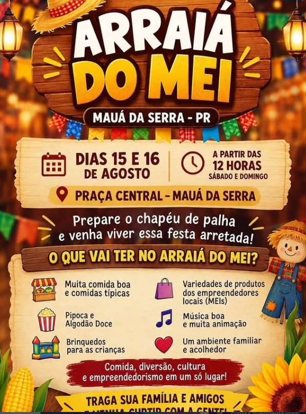 Mauá da Serra promove festival de negócios e cultura com microempreendedores