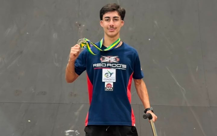 Nicolas Costa de Arapongas fica em segundo lugar no Brasileiro de BMX