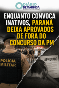 PM do Paraná descarta aprovados em concurso mas convoca inativos e abre novo edital