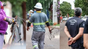 Procon acompanha plano da Copel para organizar fiações irregulares em Maringá