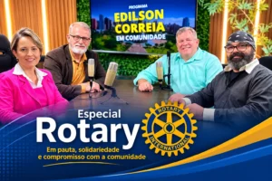 Rotary em Maringá é tema de programa especial com novos líderes