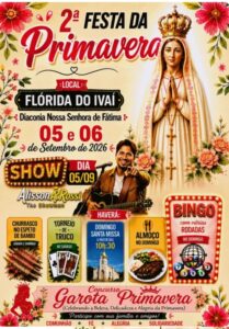 2ª Festa da Primavera em Flórida do Ivaí acontece em setembro