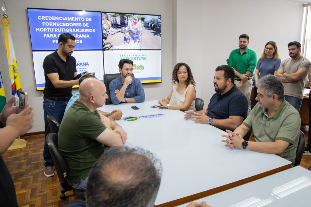 Apucarana credencia produtores rurais para abastecer programa de distribuição de alimentos