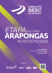 Arapongas fecha vias no domingo para etapa de corrida do Circuito Sesc