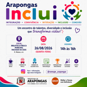 Arapongas Inclui: município promove encontro de inclusão e talentos em agosto
