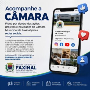 Câmara de Faxinal mantém programação de atividades legislativas e acompanhamento