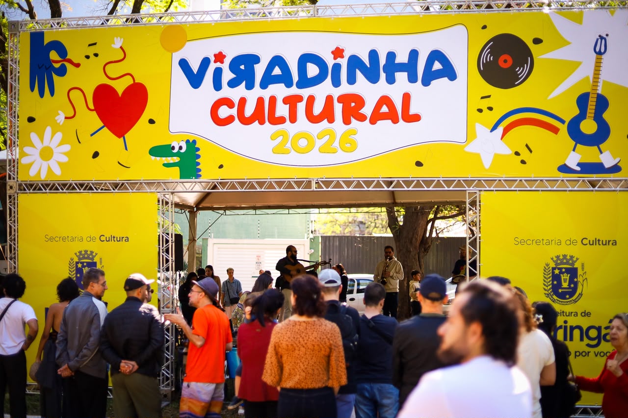 Evento cultural gratuito reúne famílias em Maringá com atrações de teatro, música e circo