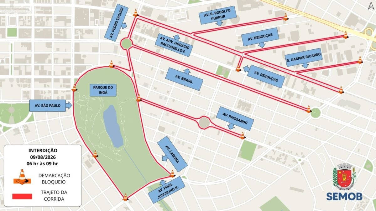 Evento Esportivo Causa Alterações no Trânsito de Maringá Neste Domingo
