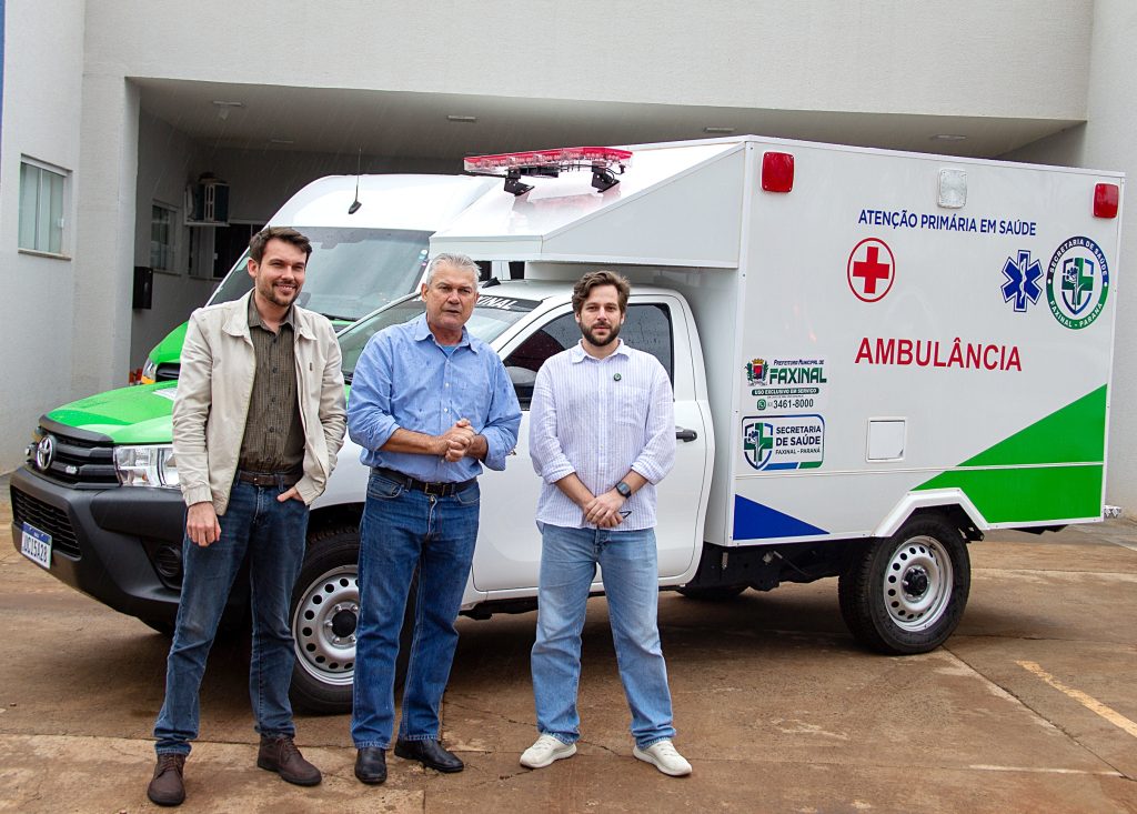 Faxinal incorpora ambulância 4x4 à frota de saúde para melhorar atendimentos