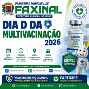 Faxinal realiza mutirão de vacinação para crianças e adolescentes neste sábado
