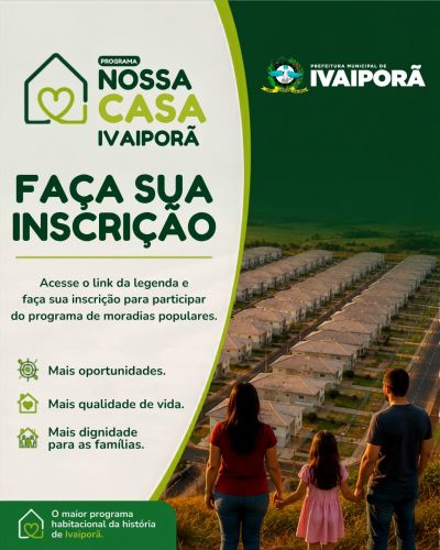 Ivaiporã lança programa habitacional com inscrições abertas para população