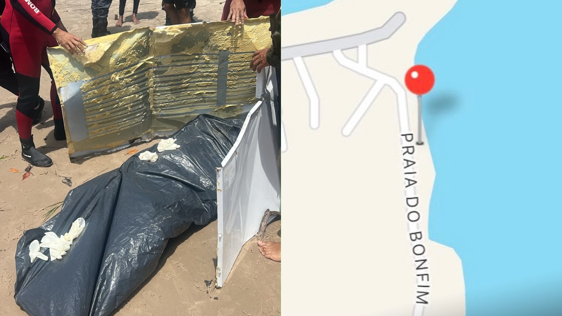 Kitesurfista desaparecido é encontrado na Praia da Guia em São Luís