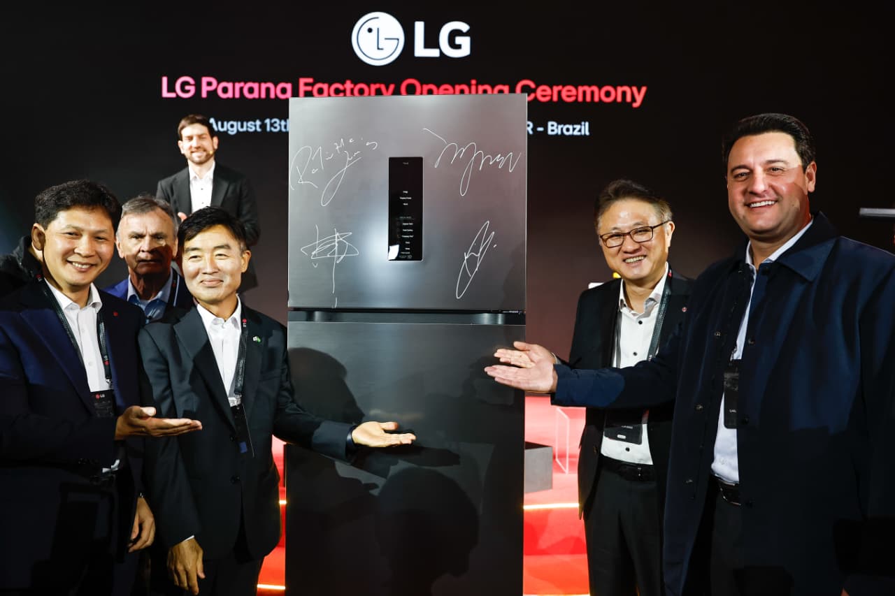 LG abre fábrica de R$ 1,5 bi no Paraná e gera 500 empregos diretos