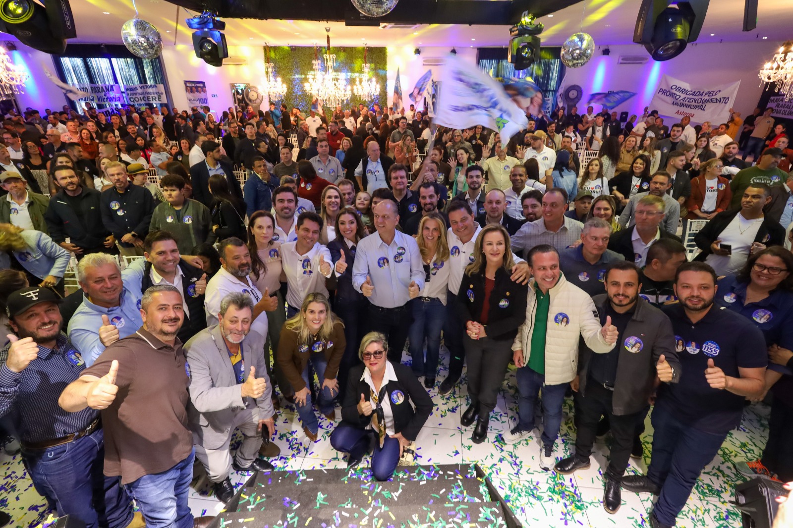 Maria Victoria lança campanha com prefeitos de 80 cidades e apoio de Ratinho Júnior