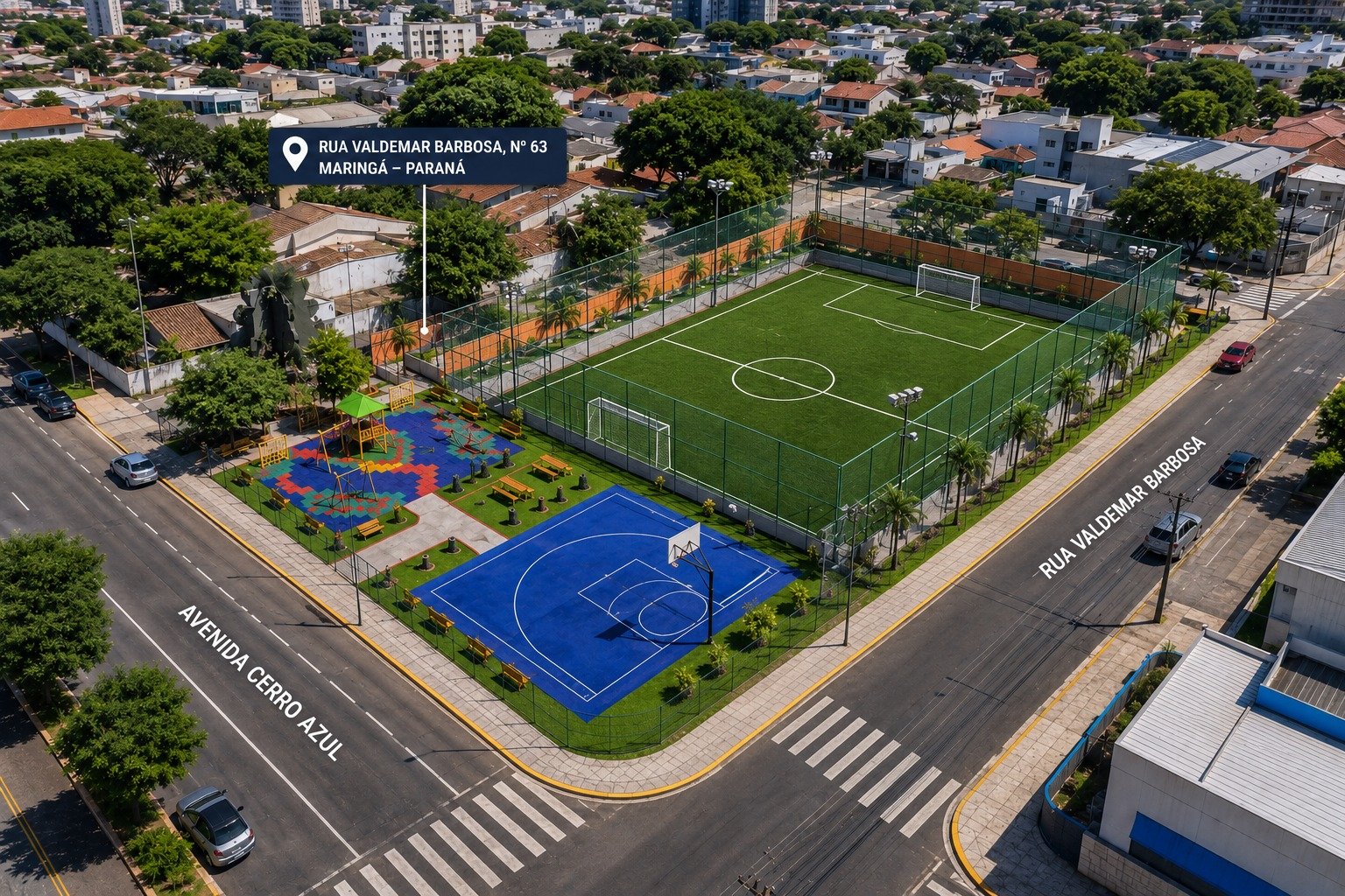 Maringá inicia obras de novo espaço esportivo no Residencial Pioneiro