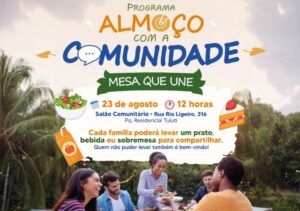 Maringá promove almoço comunitário para habitantes do Tuiuti e Branca Vieira