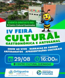 Ortigueira prepara IV Feira com Cultura, Gastronomia e Artesanato para 29 de agosto