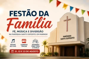 Paróquia Santo Expedito realiza Festão da Família com música e prêmios