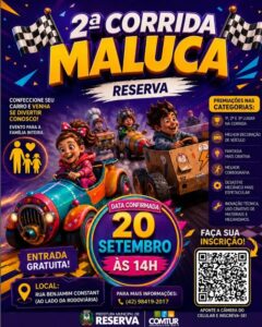Segunda Corrida Maluca de Reserva é transferida para setembro