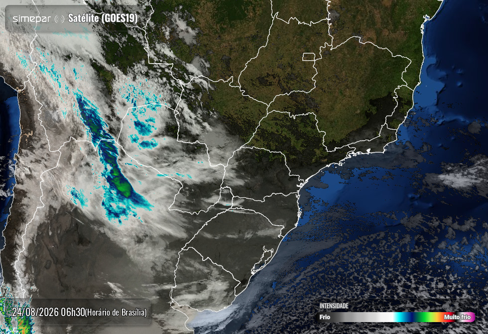 Segunda-feira no Paraná: amanhecer gelado e possibilidade de chuva fraca