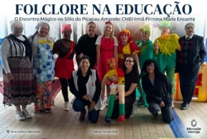 Semana do Folclore termina com teatro no CMEI Irmã Firmina Maria em Maringá