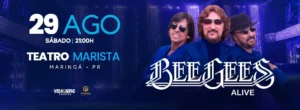 Tributo aos Bee Gees se apresenta em Maringá neste sábado