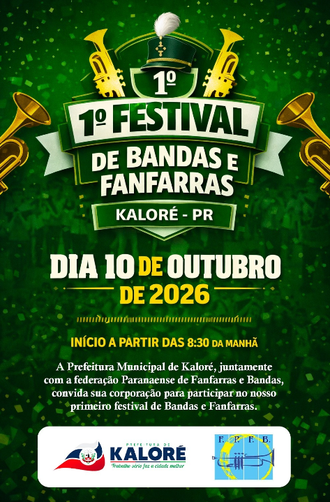 Kaloré Sedia Primeira Edição do Festival de Bandas e Fanfarras