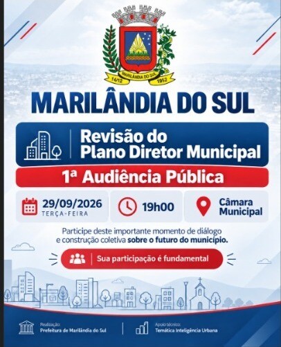 Marilândia do Sul abre debate público sobre revisão do Plano Diretor