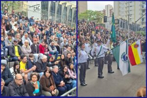 Maringá celebra Independência com desfile que atrai milhares de pessoas ao centro da cidade