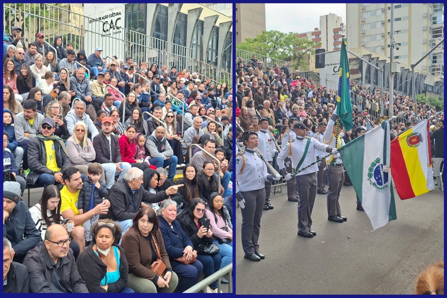 Maringá celebra Independência com desfile que atrai milhares de pessoas ao centro da cidade