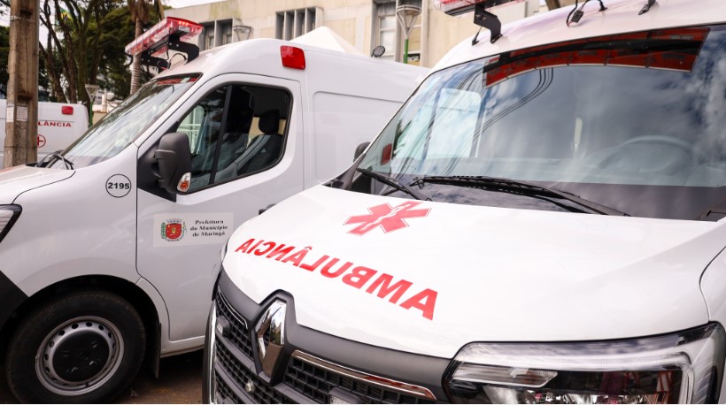 Maringá renova frota de ambulâncias para fortalecer serviços de saúde municipal