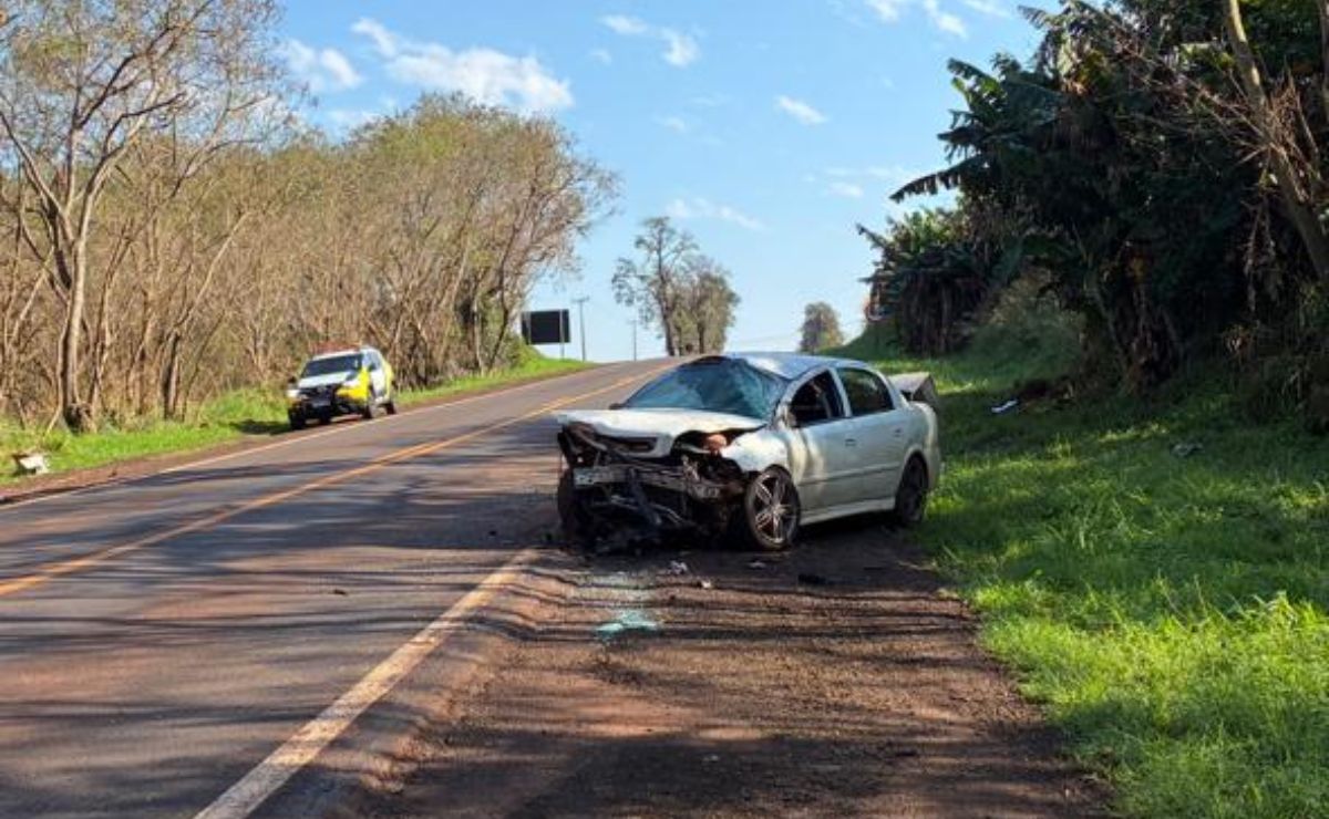 Motorista fica ferido após perder controle na PR-182 em Maripá
