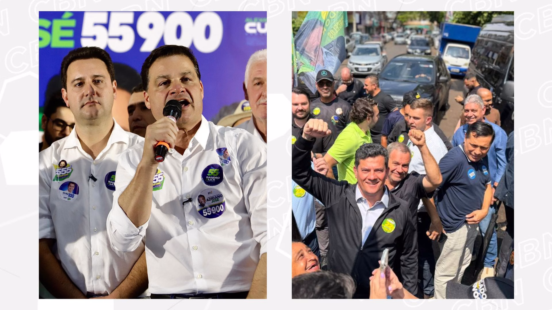 Movimento intenso de campanha marca sábado em Maringá com quatro candidatos