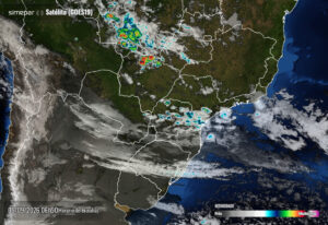Paraná enfrenta fim de semana com chuvas, tempestades e queda acentuada de temperatura