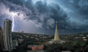 Paraná registra risco de chuva e tempestades neste domingo, informa Simepar