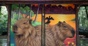 Parque do Ingá ganha murais artísticos sobre fauna maringaense