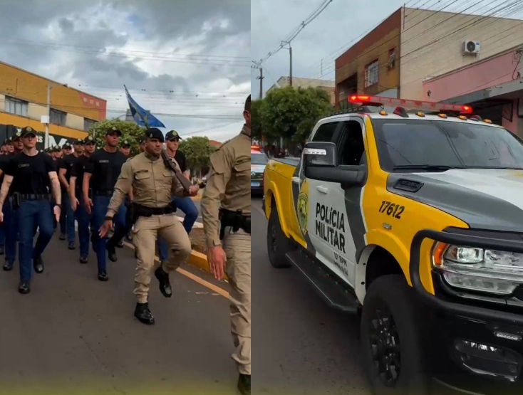 Polícia Militar integra programação de Independência em Cambira com apresentação de recrutas
