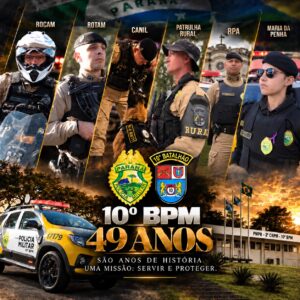 10º BPM do Paraná: quase cinco décadas de segurança no Vale do Ivaí