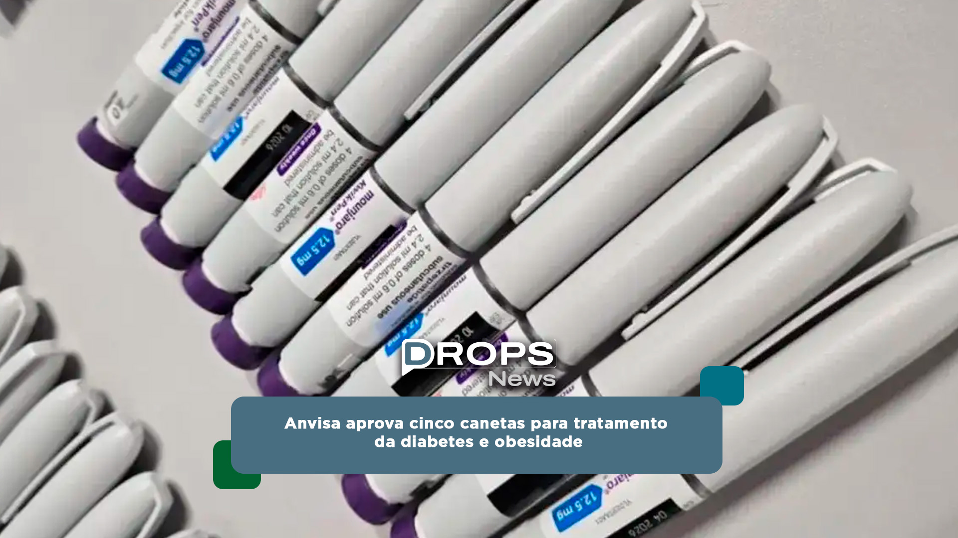 Anvisa libera cinco canetas injetáveis para tratamento de diabetes e obesidade